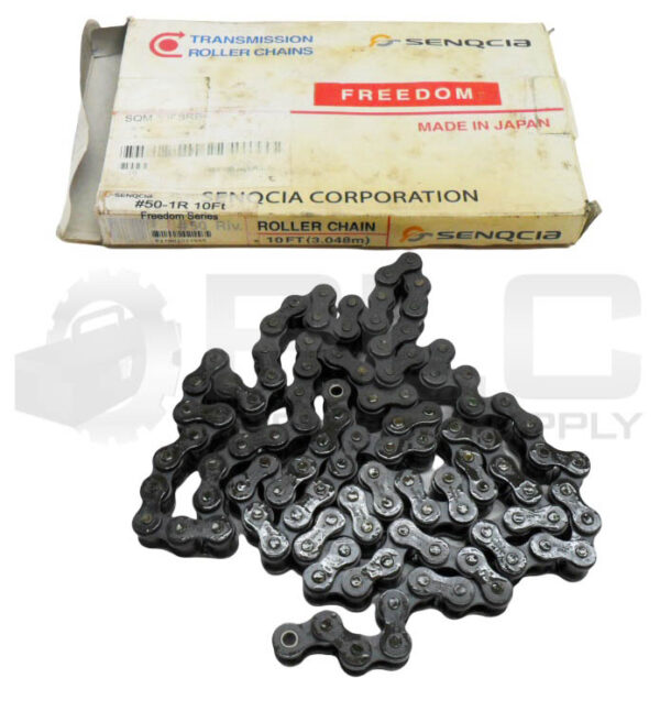 NEW SENQCIA 50-1R TRANSMISSION ROLLER CHAIN 10'