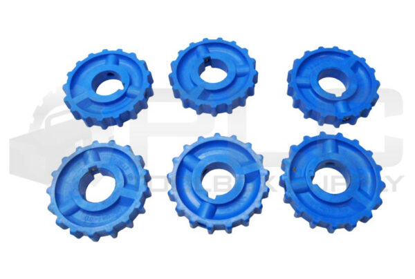 LOT OF 6 NEW WIREBELT G47-3D SPROCKET 1" BORE 3" DIA BLUE