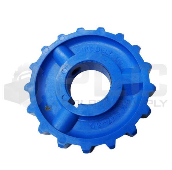 LOT OF 6 NEW WIREBELT G47-3D SPROCKET 1" BORE 3" DIA BLUE - Image 2