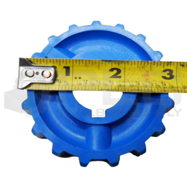 LOT OF 6 NEW WIREBELT G47-3D SPROCKET 1" BORE 3" DIA BLUE - Image 3