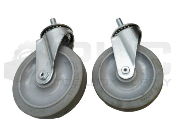LOT OF 2 NEW COLSON 5 X 1 1/4 RIGID PLATE CASTER