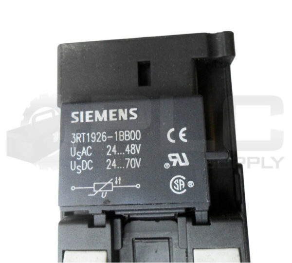 SIEMENS 3ZX1012-0RT02-1AA1 CONTACTOR W/ 3RT1926-1BB00 SUPPRESSOR 3RT1024-3B - Image 5