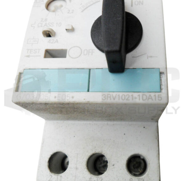 SIEMENS 3RV1021-1DA15 CIRCUIT BREAKER 2.2-3.2A - Image 6