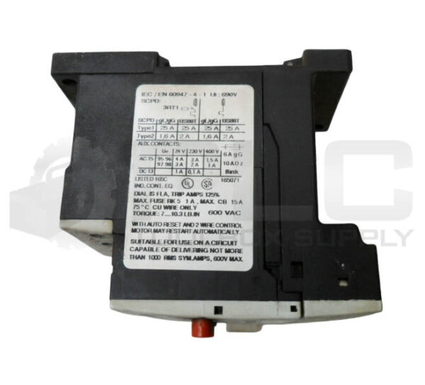 SIEMENS 3RU1116-0DB1 OVERLOAD RELAY 0.22-0.32A 3ZX1012-0RU11-1AA1 - Image 4