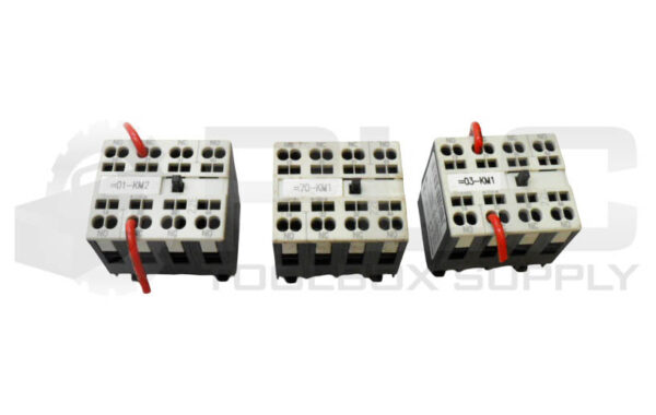 LOT OF 3 SIEMENS 3RH1921-2HA22 AUXILIARY CONTACT BLOCK 10A 240V