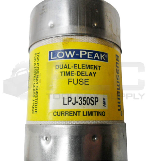 BUSSMANN LPJ-350SP LOW PEAK FUSE 350A 600VAC 300VDC - Image 3