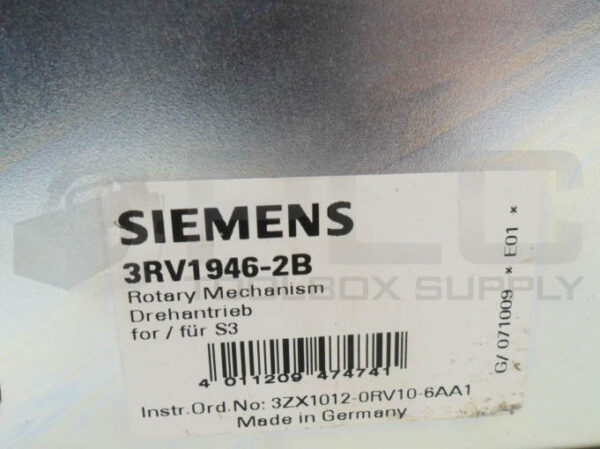 SIEMENS 3RV1946-2B ROTARY MECHANISM - Image 6