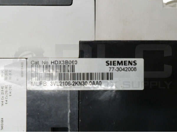SIEMENS HDX3B060 3VL2106-2KN30-0AA0 3VL2115-3RR30-0AA0 3VL9206-7KN30 - Image 7