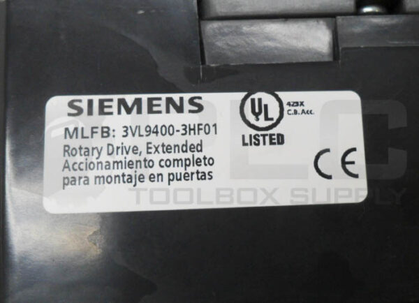 SIEMENS HJX3P400 BREAKER W/ 3VL9400-3HF01 3VL9440-6GE30 3VL4140-3RR30-0AA0 - Image 8