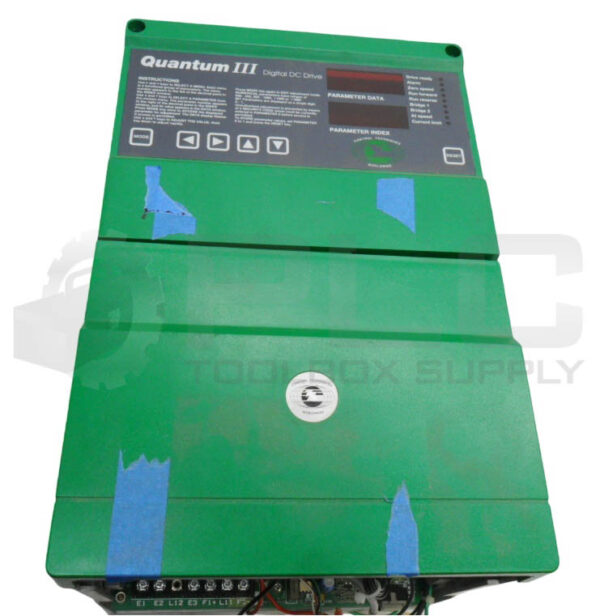 QUANTUM III 9500-8302 DIGITAL DC DRIVE 240-480VAC 31A 3PH 50/60HZ *READ* - Image 2