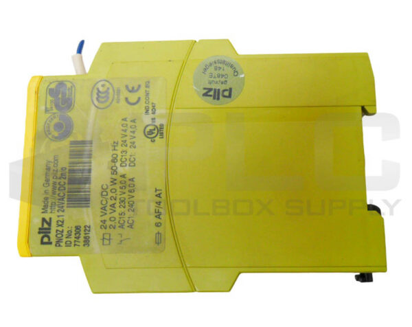 PILZ PNOZ X2.1 24VAC/DC 2N/O SAFETY RELAY 24V AC/DC 50/60HZ 5.0A 774306 385734 - Image 4