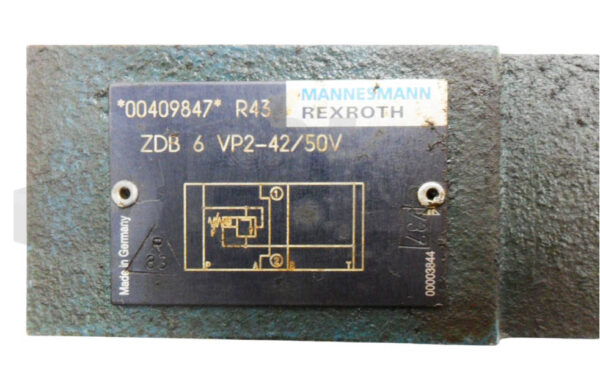 REXROTH ZDB 6 VP2-42/50V PRESSURE RELIEF VALVE 00409847 - Image 5