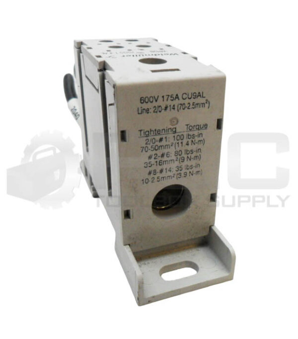 LOT OF 3 WEIDMULLER WPDB 70/35 1-4AL POWER DISTRIBUTION BLOCK 600V 175A - Image 4