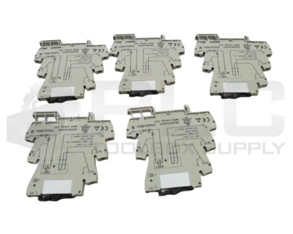LOT OF 5 WEIDMULLER 8533640000 RELAY MODULE 24VDC W/ RSS113024 RELAY