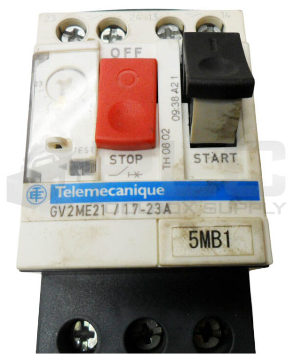 LOT OF 2 SCHNEIDER ELECTRIC GV2ME21/17-23A CIRCUIT BREAKER 17-23A 220V 3PH - Image 6