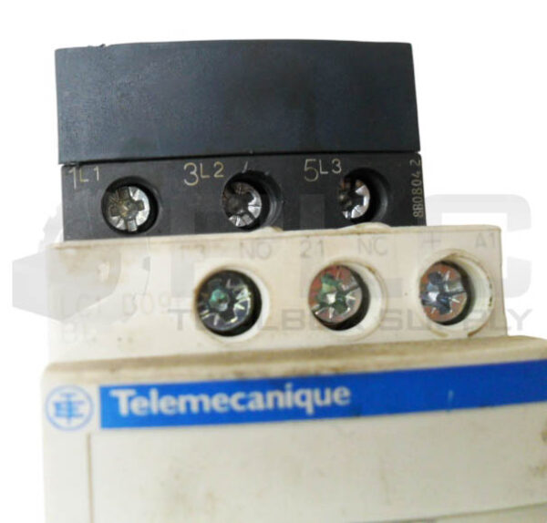 TELEMECANIQUE LC1D096BL CONTACTOR W/ LAD4TBDL SUPPRESSOR BLOCK W/ GV2M/GV2P - Image 7