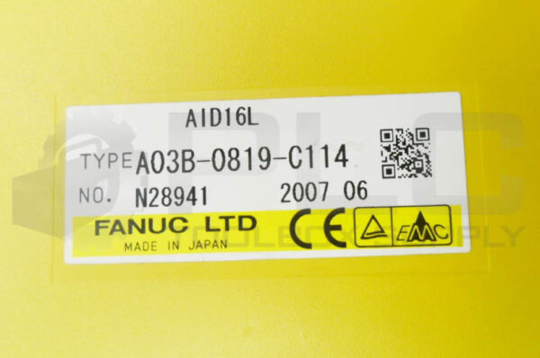 FANUC A03B-0819-C114 I/O MODULE AID16L - Image 5