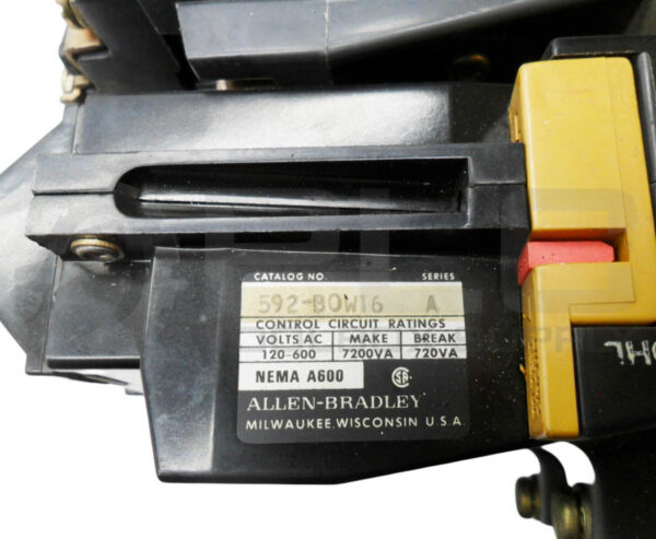 ALLEN BRADLEY 509-BOD /A CONTACTOR W/ CB236 W/ 590-BOW16 /A RELAY *READ* - Image 5