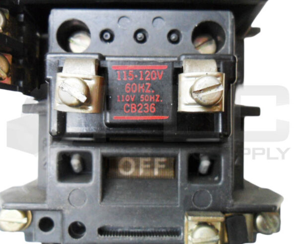 ALLEN BRADLEY 509-BOD /A CONTACTOR W/ CB236 W/ 590-BOW16 /A RELAY *READ* - Image 6