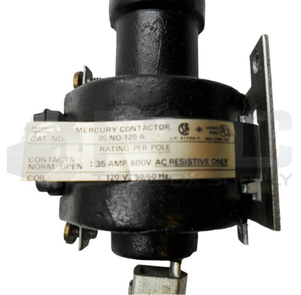MDI 35 NO-120A MERCURY CONTACTOR 120V 50/60HZ 35A 600VAC - Image 4