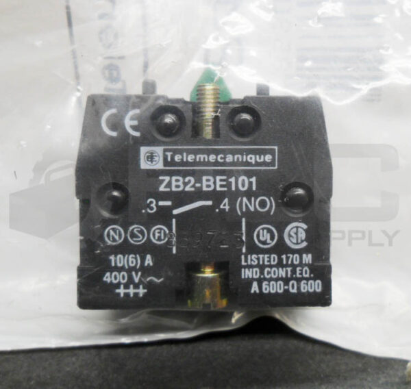LOT OF 4 SEALED NEW TELEMECANIQUE ZB2BE101 CONTACT BLOCK 400V 10A 24963 - Image 4