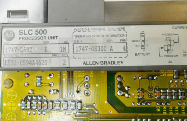 ALLEN BRADLEY 1747-L532 /A PROCESSOR UNIT SLC 500 5-24VDC *READ* - Image 4