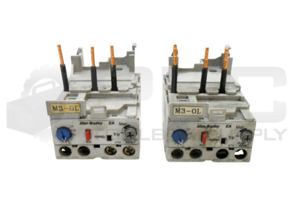 LOT OF 2 ALLEN BRADLEY 193-EA1DB /B OVERLOAD RELAY 1.0-2.9A