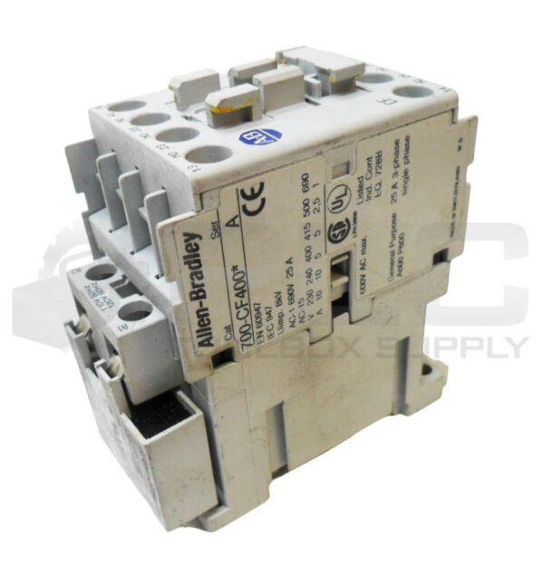 LOT OF 2 ALLEN BRADLEY 700-CF400* /A CONTACTOR W/ 100-FSC280 /A SURGE SUPPRESSOR - Image 4