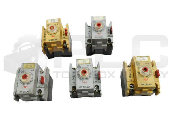 LOT OF 5 ALLEN BRADLEY 196-FTA /B PNEUMATIC TIMER 10A 300V