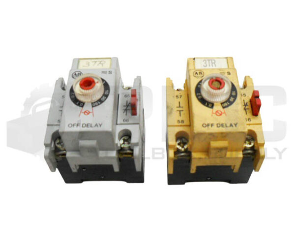 LOT OF 2 ALLEN BRADLEY 196-FTB /B PNEUMATIC TIMER 10A 300V