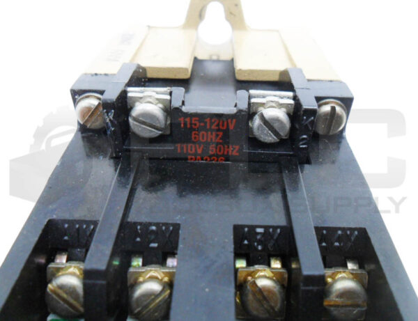 ALLEN BRADLEY 700-P800A1 /B CONTACTOR 10A 600VAC W/ 700-PB20 /A ADDER DECK - Image 5