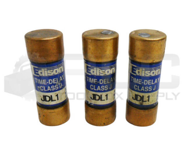 LOT OF 3 EDISON JDL 1 TIME DELAY FUSE 1A