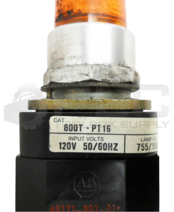 LOT OF 3 ALLEN BRADLEY 800T-PT16 /T PUSH BUTTON W/ 40171-002-01 W/ 800T-XA /D - Image 7
