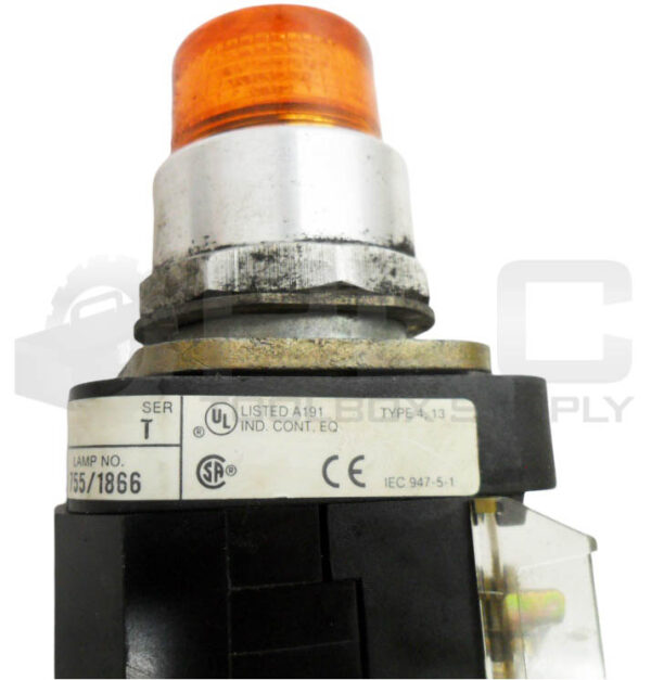 LOT OF 3 ALLEN BRADLEY 800T-PT16 /T PUSH BUTTON W/ 40171-002-01 W/ 800T-XA /D - Image 8