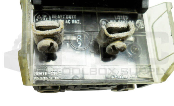 ALLEN BRADLEY 800T-FX D4 /T PUSH BUTTON RED W/ 800T-XD4 /D CONTACT BLOCK - Image 4