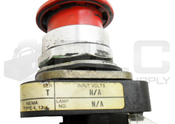 ALLEN BRADLEY 800T-FX D4 /T PUSH BUTTON RED W/ 800T-XD4 /D CONTACT BLOCK - Image 6