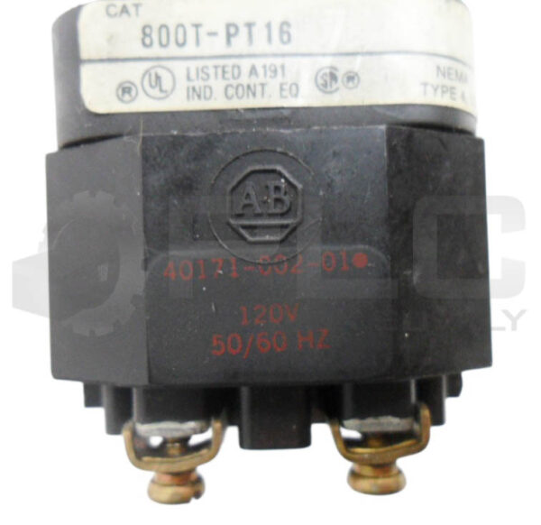 LOT OF 5 ALLEN BRADLEY 800T-PT16 /T PUSH BUTTON W/ 40171-002-01 W/ 800T-XA /D - Image 6