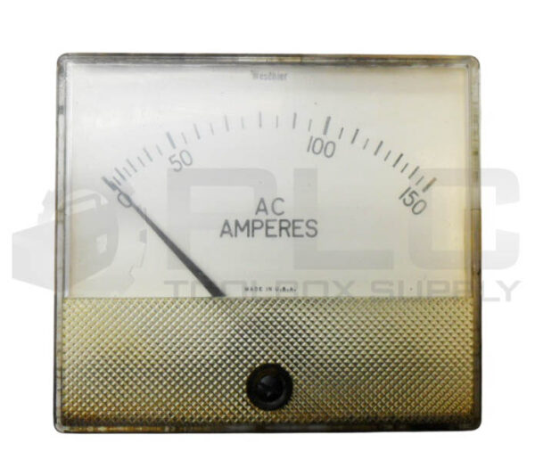 LOT OF 2 WESCHLER 644B639A16 PANEL METER 0-150 AC AMPERES GA-372 - Image 2