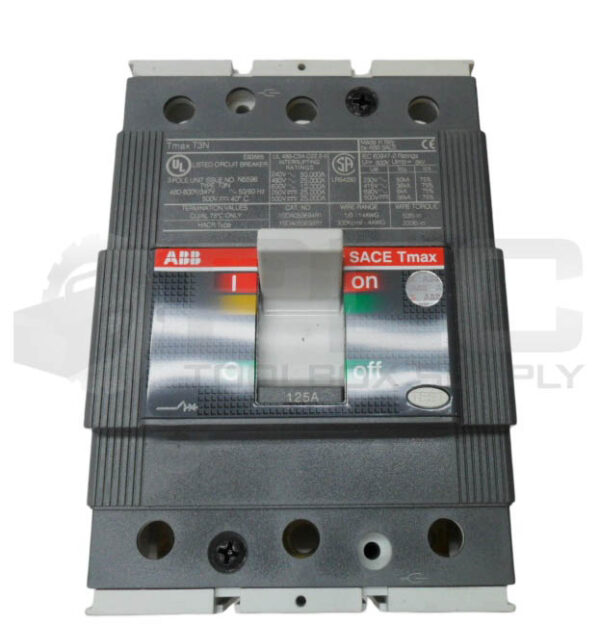 NEW ABB T3N125TW CIRCUIT BREAKER 125A 3P *READ* - Image 5