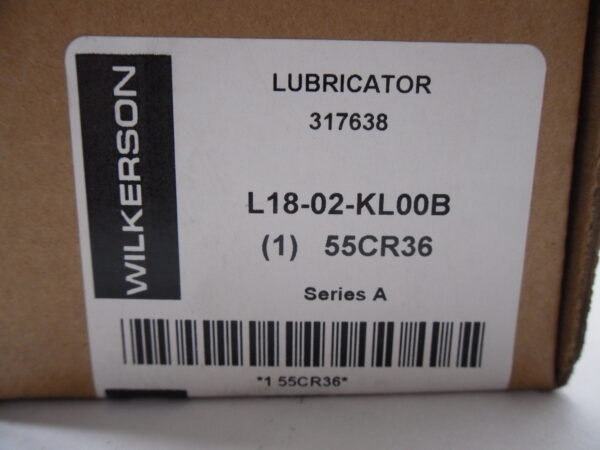 NEW WILKERSON L18-02-KL00B PNEUMATIC LINE LUBRICATOR SERIES A, 55CR36 - Image 9