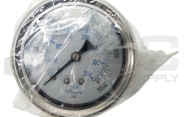 NEW BOND FLUIDAIRE 201L-2.5-1/4LM-0-5000 GUAGE, 1/4NPT 0-5000 PSI-KPA-BAR - Image 2