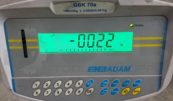 ADAM EQUIPMENT GBK 70A BENCH CHECK WEIGHING SCALE 70LB/32KG CAPACITY *READ - Image 6