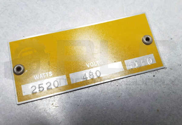 NEW INFRARED HEAT PANEL 6160, 2520W 480V 42 x 6 x 3in - Image 4