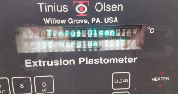 TINIUS OLSEN MP993 EXTRUSION PLASTOMETER - Image 7