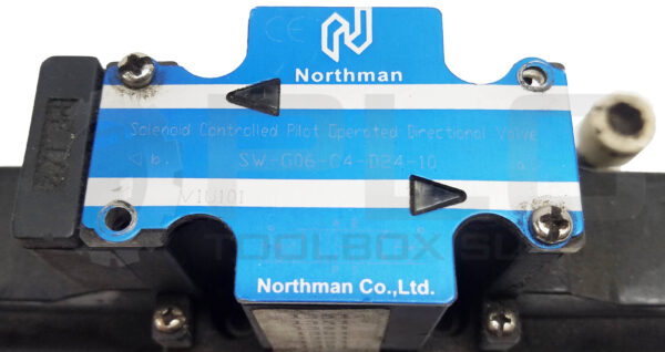 NORTHMAN SW-G06-C4-D24-10 SOLENOID DIRECTIONAL VALVE w/ MT-02W-K-30 & BASE - Image 4