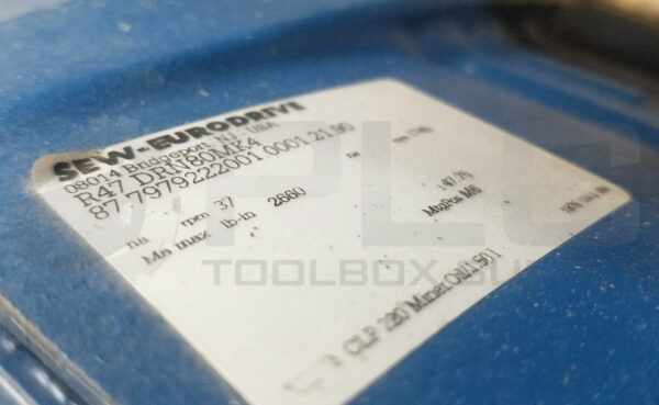 SEW EURODRIVE D47 DRN80MK4 GEAR MOTOR RATIO: 47.75 0.75HP - Image 8