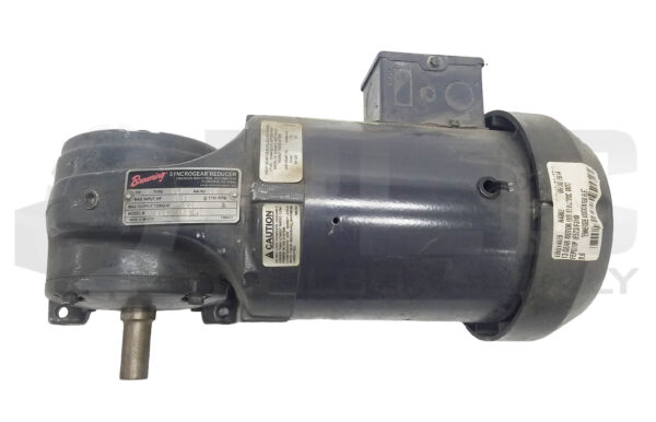BROWNING EMERSON V0-F310-N SYNCROGEAR REDUCER RATIO: 58, E523-SEP 1/3HP 1725RPM - Image 2
