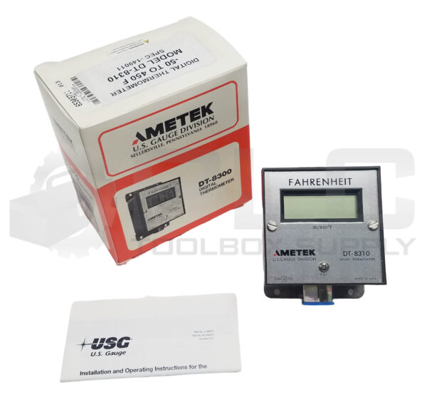 NEW AMETEK US GAUGE DT-8310 DIGITAL THERMOMETER, -50 to 450F