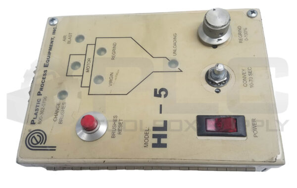 PLASTIC PROCESS EQUIPMENT HL-5NP PROPORTIONAL HOPPER LOADER CONTROLLER - Image 2