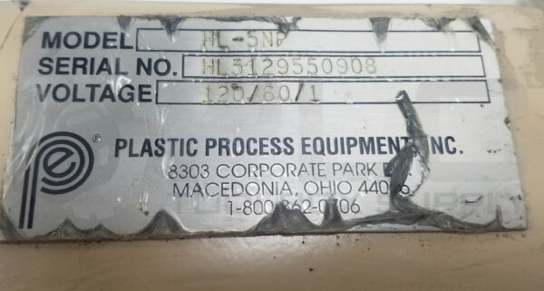 PLASTIC PROCESS EQUIPMENT HL-5NP PROPORTIONAL HOPPER LOADER CONTROLLER - Image 4